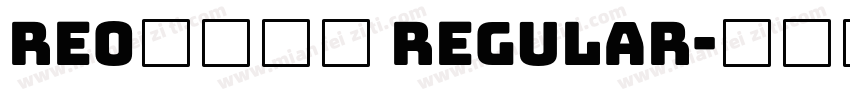 Re0拉姆赛高 Regular字体转换